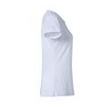 White - Lifestyle - Clique Womens-Ladies Plain T-Shirt