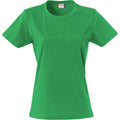 Apple Green - Front - Clique Womens-Ladies Plain T-Shirt