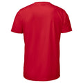 Red - Back - Projob Mens Spun Dyed T-Shirt