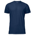 Navy - Front - Projob Mens Spun Dyed T-Shirt
