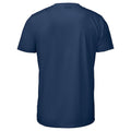 Navy - Back - Projob Mens Spun Dyed T-Shirt