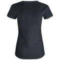 Black - Back - Clique Womens-Ladies Slub T-Shirt