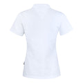 White - Back - James Harvest Womens-Ladies Sunset Polo Shirt