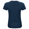 Navy - Back - Clique Womens-Ladies Organic Cotton T-Shirt