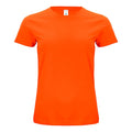 Orange - Front - Clique Womens-Ladies Organic Cotton T-Shirt