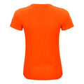 Orange - Back - Clique Womens-Ladies Organic Cotton T-Shirt