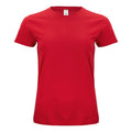 Red - Front - Clique Womens-Ladies Organic Cotton T-Shirt
