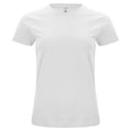 White - Front - Clique Womens-Ladies Organic Cotton T-Shirt