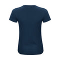 Dark Navy - Back - Clique Womens-Ladies Organic Cotton T-Shirt