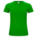 Apple Green - Front - Clique Womens-Ladies Organic Cotton T-Shirt