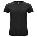 Black - Front - Clique Womens-Ladies Organic Cotton T-Shirt