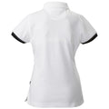 White - Back - James Harvest Womens-Ladies Antreville Polo Shirt
