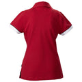 Red - Back - James Harvest Womens-Ladies Antreville Polo Shirt