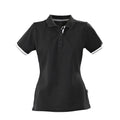 Black - Front - James Harvest Womens-Ladies Antreville Polo Shirt