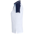 White-Navy - Lifestyle - Clique Womens-Ladies Pittsford Polo Shirt