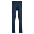 Dark Navy - Back - Clique Unisex Adult Stretch Cargo Trousers