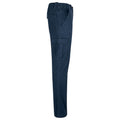 Dark Navy - Side - Clique Unisex Adult Stretch Cargo Trousers