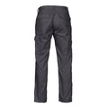 Grey - Back - Projob Mens Cargo Trousers