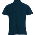 Dark Navy - Back - Clique Mens Basic Polo Shirt