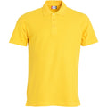Lemon - Front - Clique Mens Basic Polo Shirt