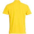 Lemon - Back - Clique Mens Basic Polo Shirt