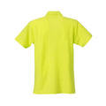 Visibility Green - Back - Clique Mens Basic Polo Shirt
