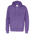 Purple - Front - Cottover Mens Full Zip Hoodie