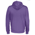 Purple - Back - Cottover Mens Full Zip Hoodie