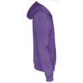 Purple - Side - Cottover Mens Full Zip Hoodie