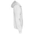 White - Side - Cottover Mens Full Zip Hoodie