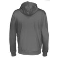 Charcoal - Back - Cottover Mens Full Zip Hoodie