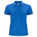 Royal Blue - Front - Clique Womens-Ladies Organic Cotton Polo Shirt