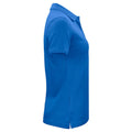 Royal Blue - Side - Clique Womens-Ladies Organic Cotton Polo Shirt