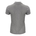 Grey Melange - Back - Clique Womens-Ladies Organic Cotton Polo Shirt