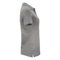 Grey Melange - Side - Clique Womens-Ladies Organic Cotton Polo Shirt