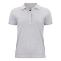 Nature Melange - Front - Clique Womens-Ladies Organic Cotton Polo Shirt