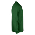 Bottle Green - Side - Clique Mens Classic Lincoln Long-Sleeved Polo Shirt