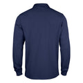 Dark Navy - Back - Clique Mens Classic Lincoln Long-Sleeved Polo Shirt