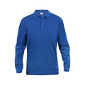 Royal Blue - Front - Clique Mens Classic Lincoln Long-Sleeved Polo Shirt