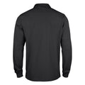 Black - Back - Clique Mens Classic Lincoln Long-Sleeved Polo Shirt