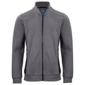 Grey - Front - Projob Mens Sweat Jacket