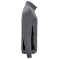 Grey - Side - Projob Mens Sweat Jacket