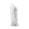 White - Side - Clique Womens-Ladies Carolina Long-Sleeved T-Shirt