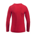 Red - Back - Clique Womens-Ladies Carolina Long-Sleeved T-Shirt