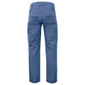 Sky Blue - Back - Projob Mens Plain Cargo Trousers