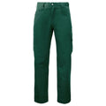 Forest Green - Front - Projob Mens Plain Cargo Trousers