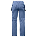 Sky Blue - Back - Projob Mens Cargo Trousers