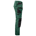 Forest Green - Side - Projob Mens Cargo Trousers