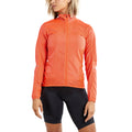 Shocking Orange - Front - Craft Womens-Ladies Essence Windproof Cycling Jacket
