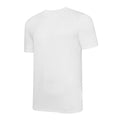 White-Black - Back - Umbro Womens-Ladies Club Leisure T-Shirt